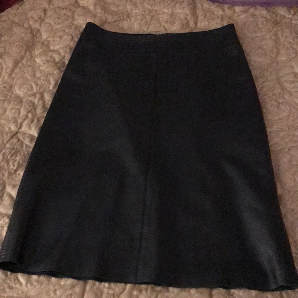 Leather skirt 100%